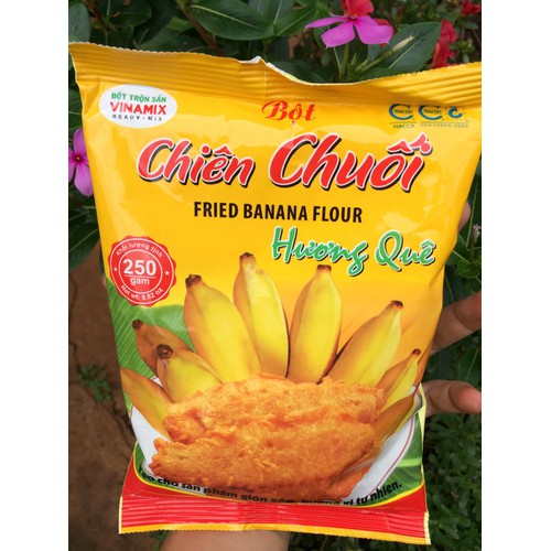 Bột chiên chuối Hương Quê-Vinamix 250gr. Date 10.2022