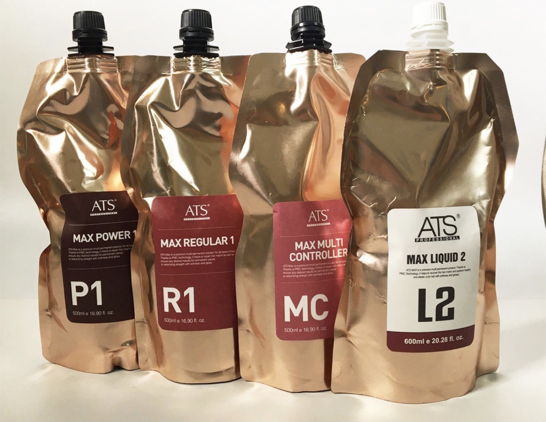 Dung dịch uốn nóng cao cấp MC dành cho tóc nát ATS MAX 500ML