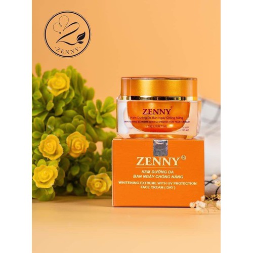 Kem Zenny ngày và đêm (Bộ 4 sản phẩm Zenny) trắng da, ngăn ngừa lão hoá, mụn nám