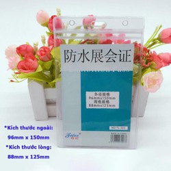 Bao Đựng Thẻ Tên Nhựa Dẻo Trong Suốt Có Khóa Zip / Dây Đeo Thẻ Học Sinh, Sinh Viên, Nhân Viên Bao Đựng Thẻ Tên Nhựa Dẻo Trong Suốt Có Khóa Zip / Dây Đeo Thẻ Học Sinh, Sinh Viên, Nhân Viên