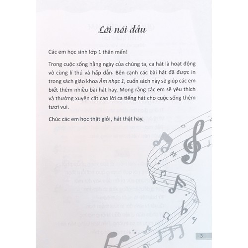 Sách - Tập bài hát lớp 1 (Cánh diều)