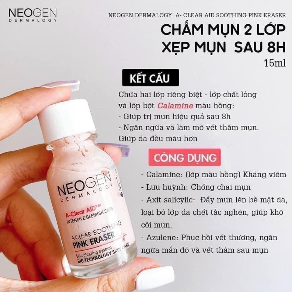 Hình ảnh CHẤM MỤN NEOGEN A CLEAR SOOTHING PINKEASER