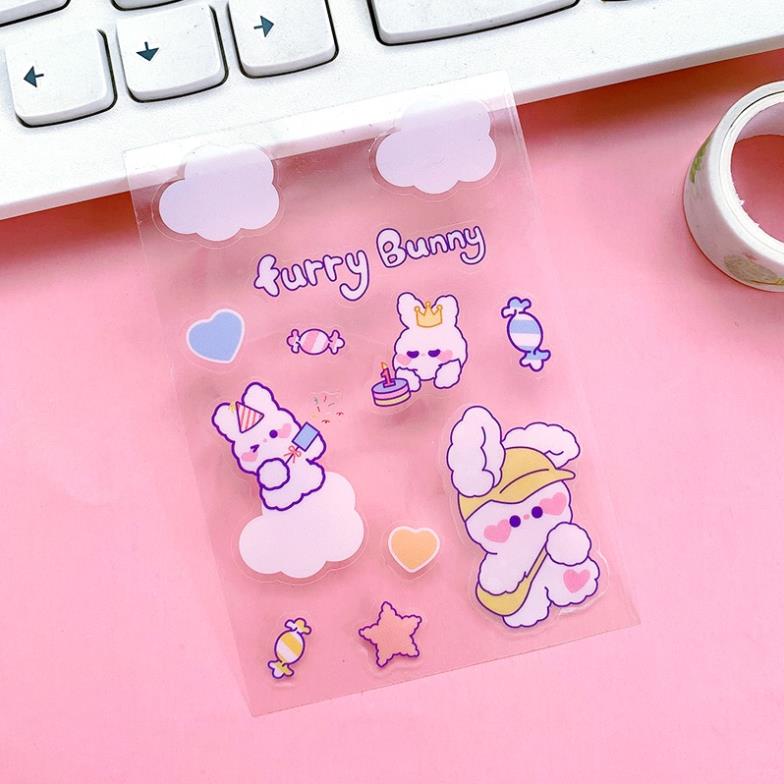 Hình ảnh Sticker Nhãn dán họa tiết đáng yêu dùng trang trí nhật ký