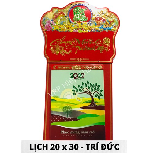 LỊCH BLOC SIÊU ĐẠI 2 20x30/28 NĂM 2022