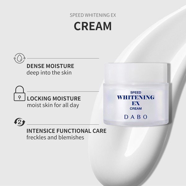 Hình ảnh Kem đêm dưỡng trắng da nhanh Dabo Speed Whitening Ex Cream giảm nếp nhăn, căng da, mờ nám - Hàn Quốc 50ml