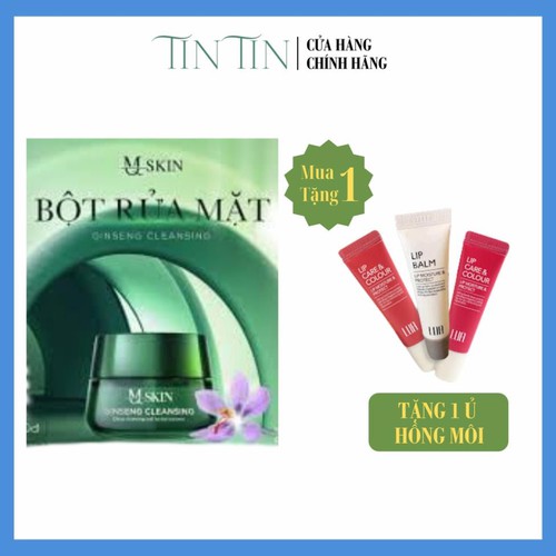 Bột Rửa Mặt Nhân Sâm MQ Skin