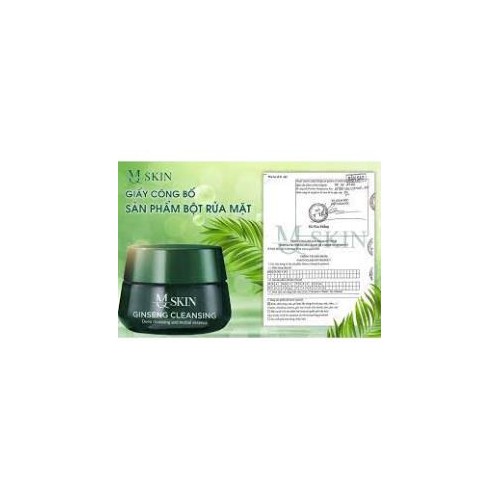 Bột Rửa Mặt Nhân Sâm MQ Skin