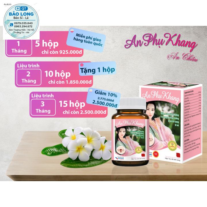 Hình ảnh [Chính hãng] An phụ khang xua tan u nang,u xơ,viêm lộ tuyến ( mua 10 tặng 1 )