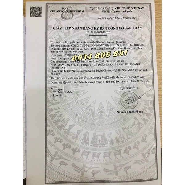 Viên dầu gấc DHA 400 chiết xuất từ tinh dầu gấc giúp sáng mắt đẹp da