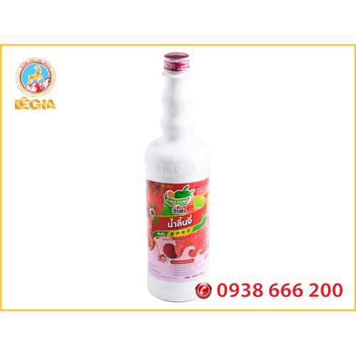 SIRO THÁI VẢI 760ML - DING FONG LYCHEE SYRUP