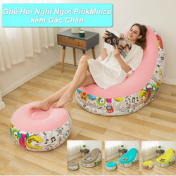 Ghế Hơi Nghỉ Ngơi PinkMuice kèm Gác Chân - Dominate The Market