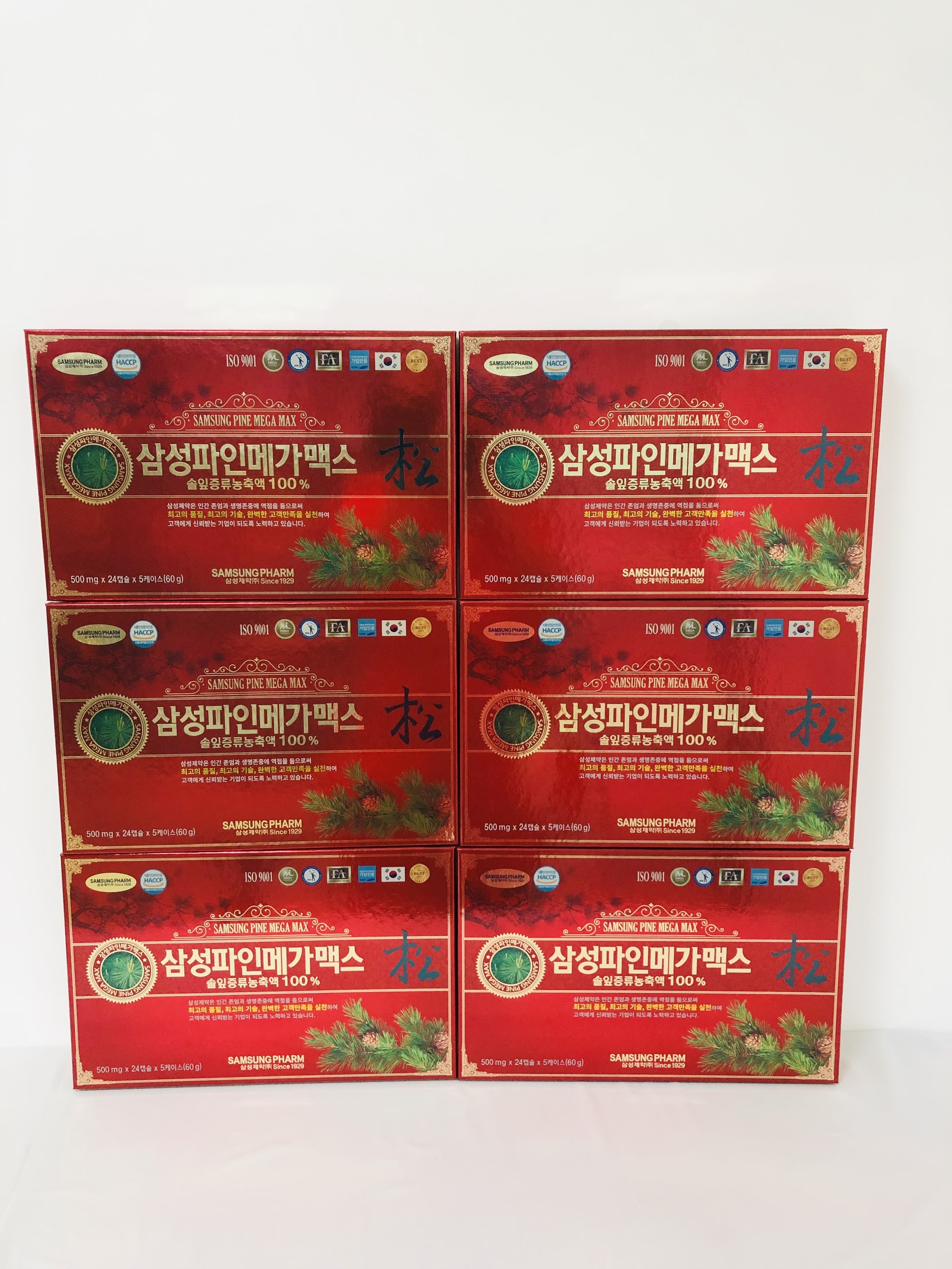 Tinh dầu thông đỏ Samsung Pine Mega Max 500mg x 120 viên