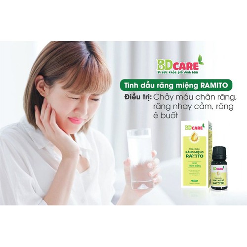 Ramito (VN) - Tinh dầu răng miệng (10ml) cho người lớn & trẻ em (Đọc kĩ hướng dẫn sử dụng trước khi dùng)