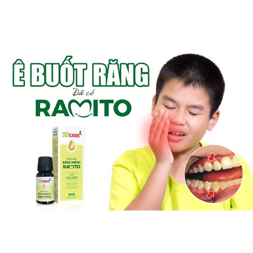 Ramito (VN) - Tinh dầu răng miệng (10ml) cho người lớn & trẻ em (Đọc kĩ hướng dẫn sử dụng trước khi dùng)