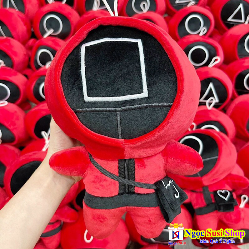 GẤU BÔNG TRÒ CHƠI CON MỰC KHỔNG LỒ SQUID GAME [ SIÊU ĐẸP]