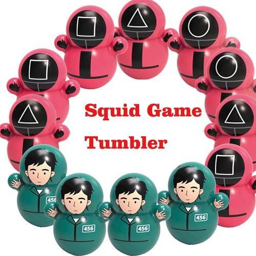 Lật đật mini hot tiktok.Trò chơi con mực squit game