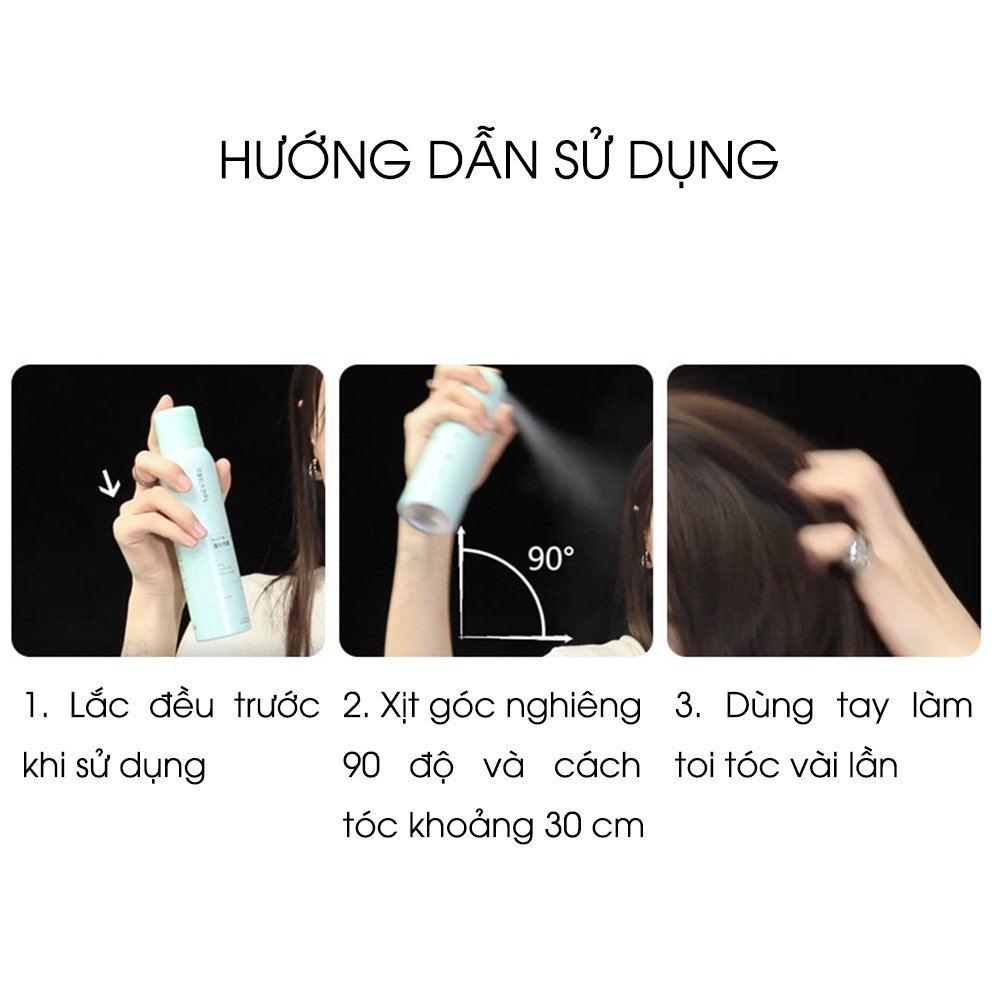 Chai Xịt tóc ,  gội khô siêu tốc