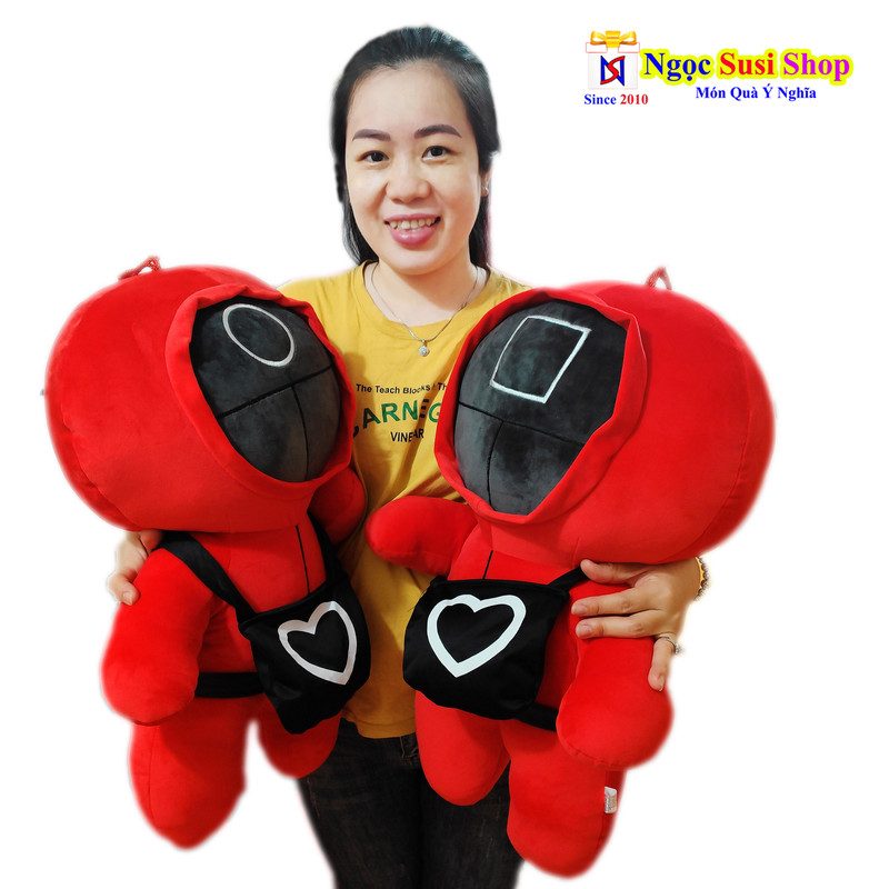 GẤU BÔNG TRÒ CHƠI CON MỰC KHỔNG LỒ SQUID GAME [ SIÊU ĐẸP]