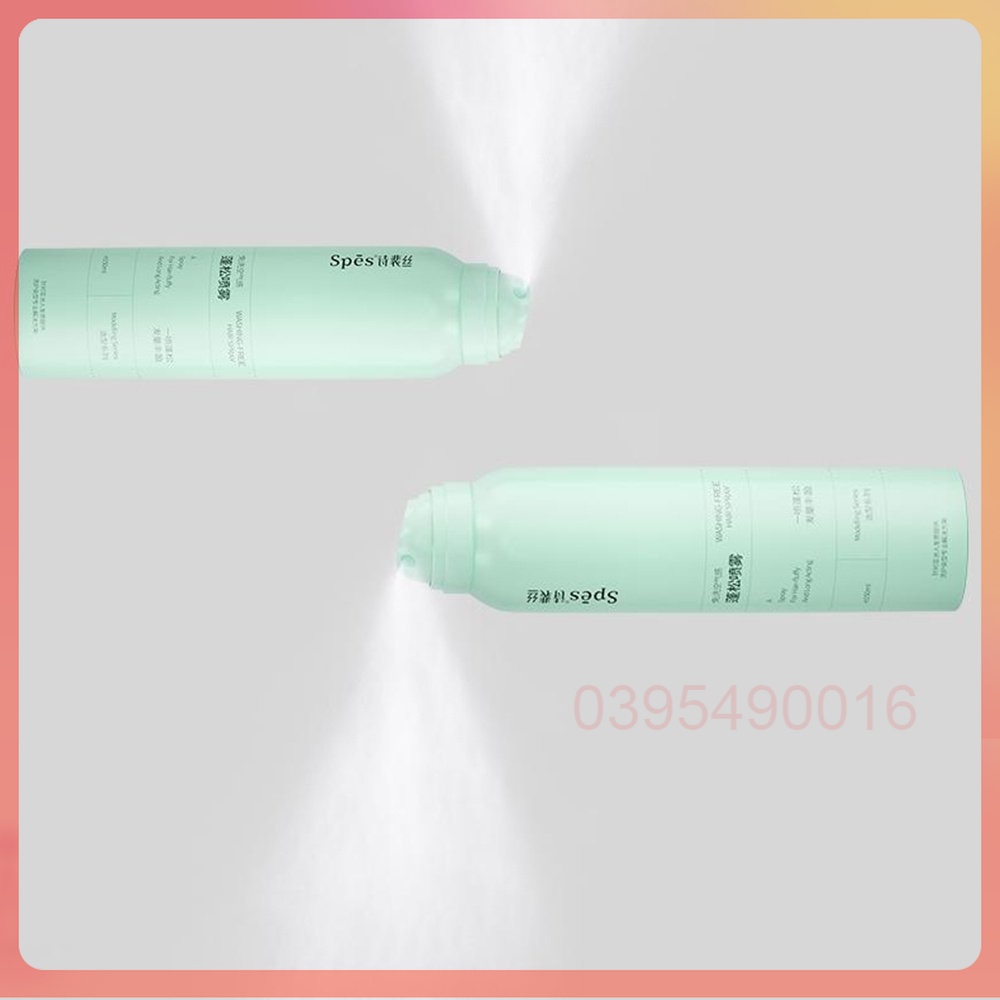 Chai xịt tóc Dầu Gội đầu khô thần tốc SPES 3 Tầng Hương 150ml Không Dầu Bết Dính Bồng bềnh Suốt 8H an toàn tiện lợi
