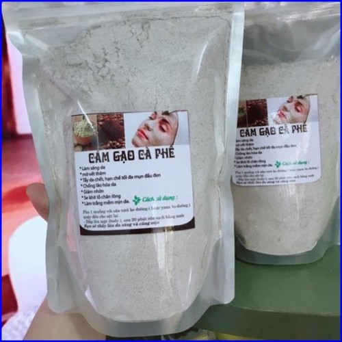 500gr Tinh Bột cám gạo cà phê tắm trắng