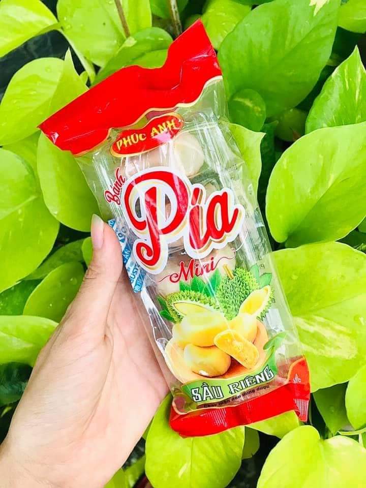 Hình ảnh Combo 2 Gói Bánh pía Phúc Anh 130gr gói 5 cái - Date mới