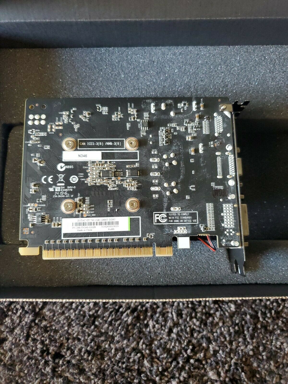 Card màn hình ZOTAC GT 740 1G DDR5 Cũ