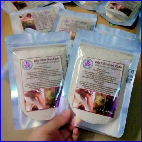 500gr Bột Cám gạo cà phê đắp mặt tắm trắng