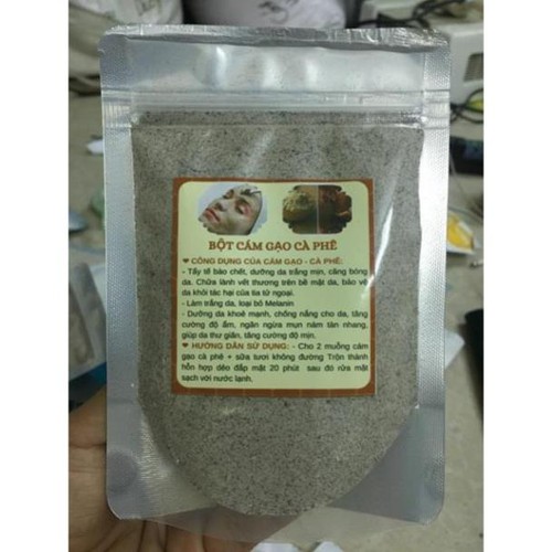 500gr Bột Cám gạo cà phê đắp mặt tắm trắng