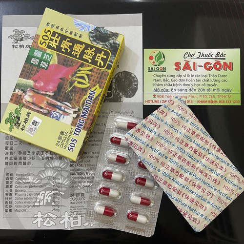 505 Tong Mai Dan - Thông Mạch Đơn Malay 24 viên