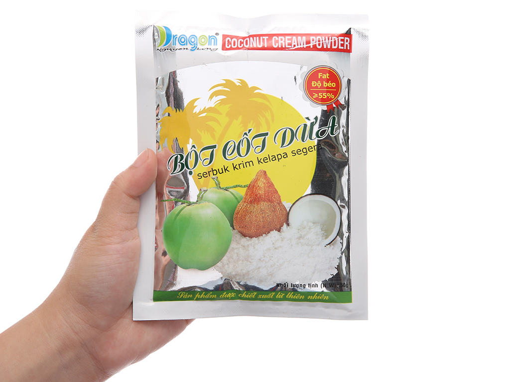 Bột cốt dừa Dragon Nguyễn Long 50g