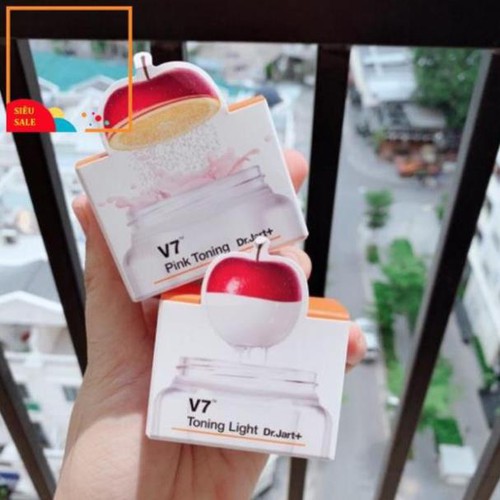 Kem Mặt V7 Toning light Dr.Jart+ - toning light và pink toning - Mini size - Full size