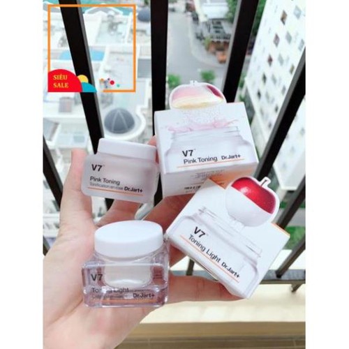 Kem Mặt V7 Toning light Dr.Jart+ - toning light và pink toning - Mini size - Full size