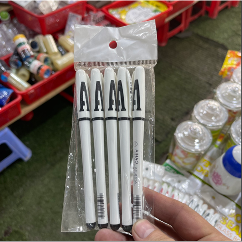 Combo 5 Cây Bút Mực Chữ A Màu Đỏ/ Đen