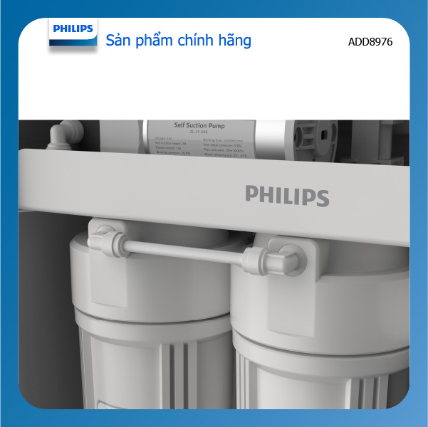 Hình ảnh Máy Lọc Nước RO Alkaline + Đèn Diệt Khuẩn UV Philips ADD8976