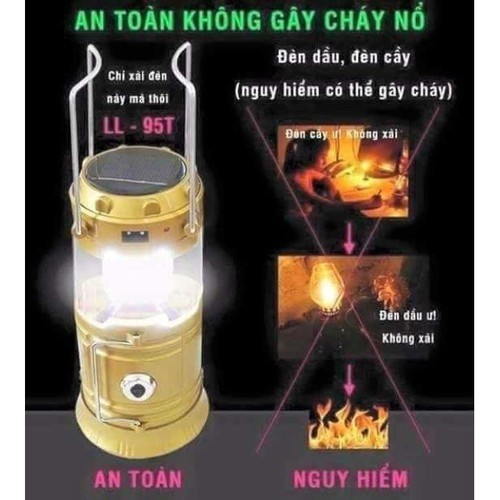 ĐÈN PIN ĐA NĂNG 3 CHẾ ĐỘ SOLAR CẦM TAY SẠC PIN KẾT HỢP DÙNG NĂNG LƯỢNG MẶT TRỜI THÍCH HỢP MANG THEO ĐI DÃ NGOẠI,CẮM TRẠI ,ĐI BÃO