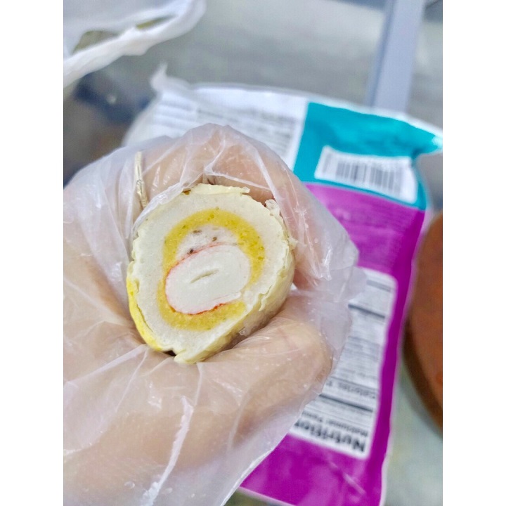 Cá cuộn cầu vồng EB 950g (gồm 5 cuộn to)