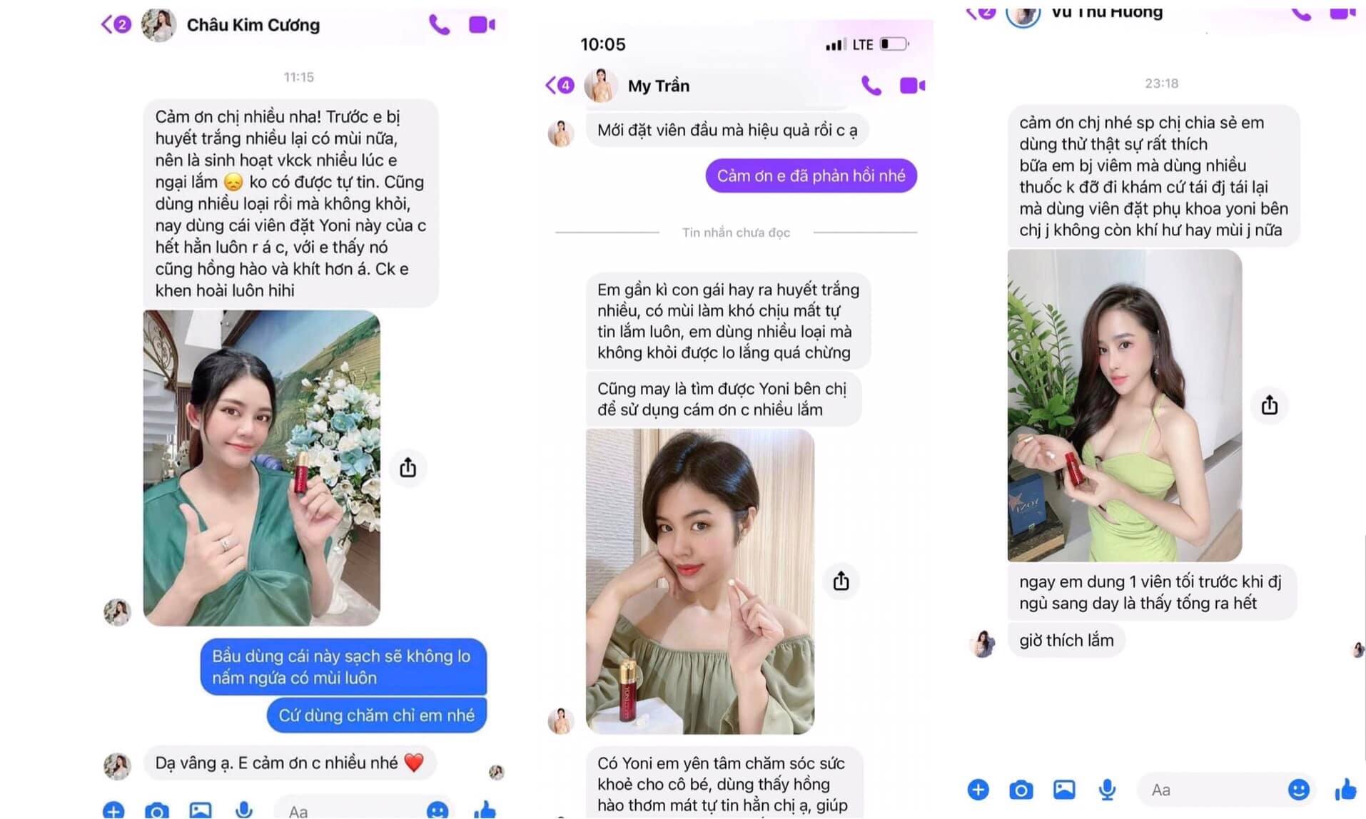 VIÊN ĐẶT PHỤ KHOA YONI HÀN QUỐC HỘP 6 VIÊN HẾT VIÊM, HẾT HÔI, SE KHÍT CÔ BÉ