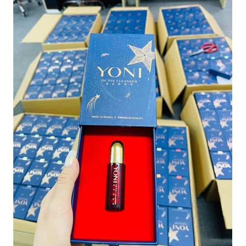 VIÊN ĐẶT PHỤ KHOA YONI HÀN QUỐC HỘP 6 VIÊN HẾT VIÊM, HẾT HÔI, SE KHÍT CÔ BÉ