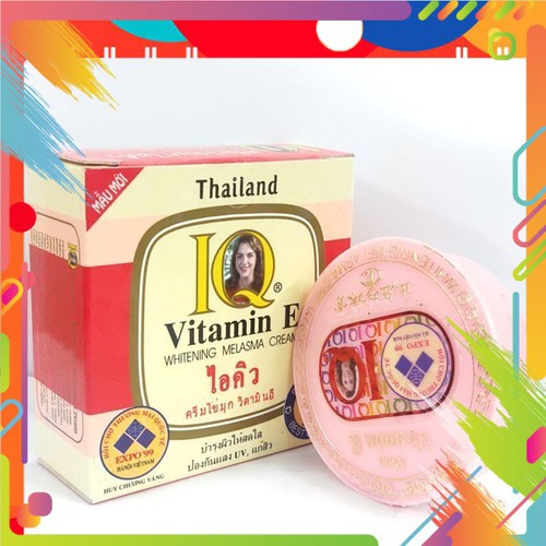Kem nám trắng da IQ VITAMIN E hồng (Thái Lan)