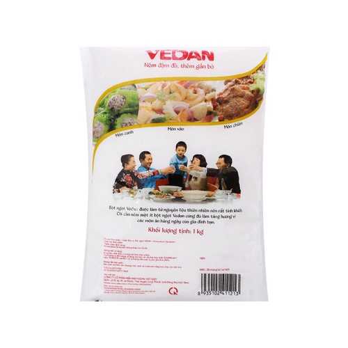 Bột ngọt hạt nhỏ Vedan gói 1kg