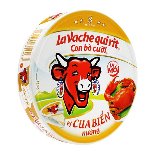 Hình ảnh Phô mai con bò cười vị cua biển gà quay 120g - Giao ngẫu nhiên - HSD 9 & 24/01/2022