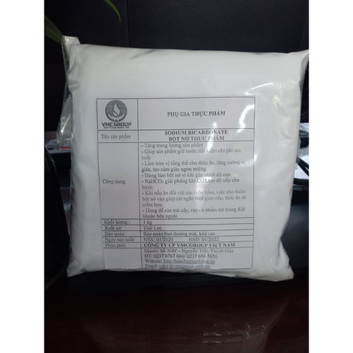 SODIUM BICARBONATE- BICARFOOD – BỘT NỞ THỰC PHẨM BAO 1 KG