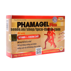 Vitamin tổng hợp PHAMAGEL PLUS bồi bổ cơ thể tăng cường sức đề kháng - Hộp 30 viên