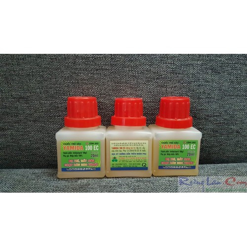 Thuốc trừ bọ trĩ, rầy YAMIDA 100ec trên cây trồng và hoa kiểng.(lọ 20ml)
