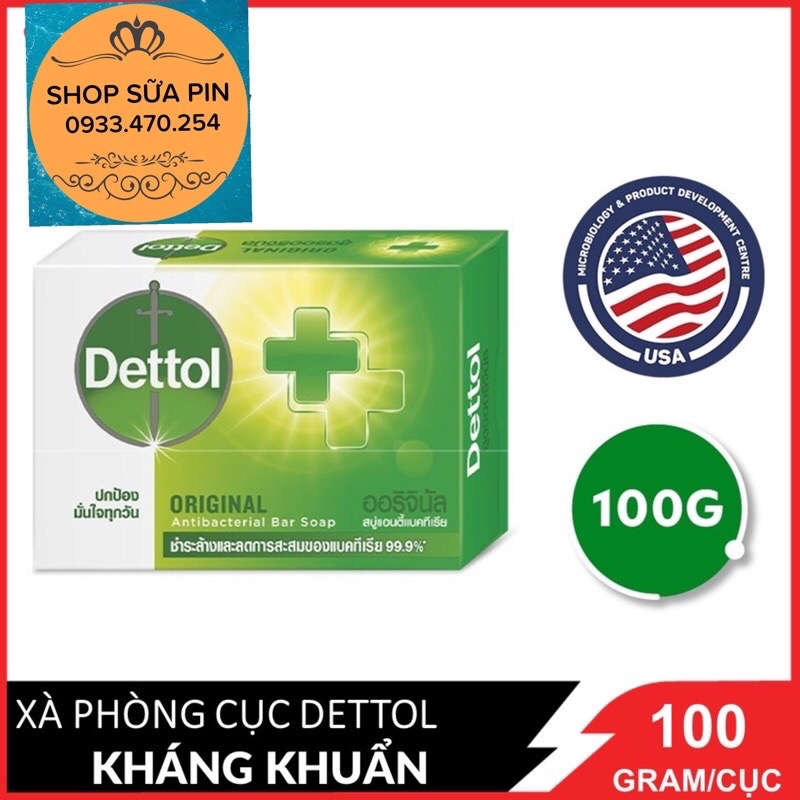 Dettol xà phòng diệt khuẩn 100g
