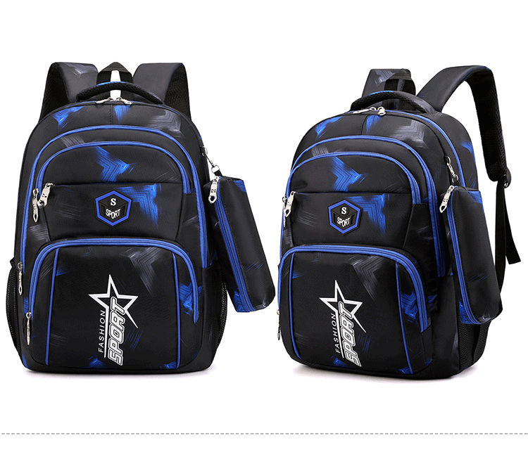 Balo nam nữ cho học sinh cấp 2, cấp 3 đi học, cặp sách học sinh trung học cá tính có kèm túi ví đựng bút