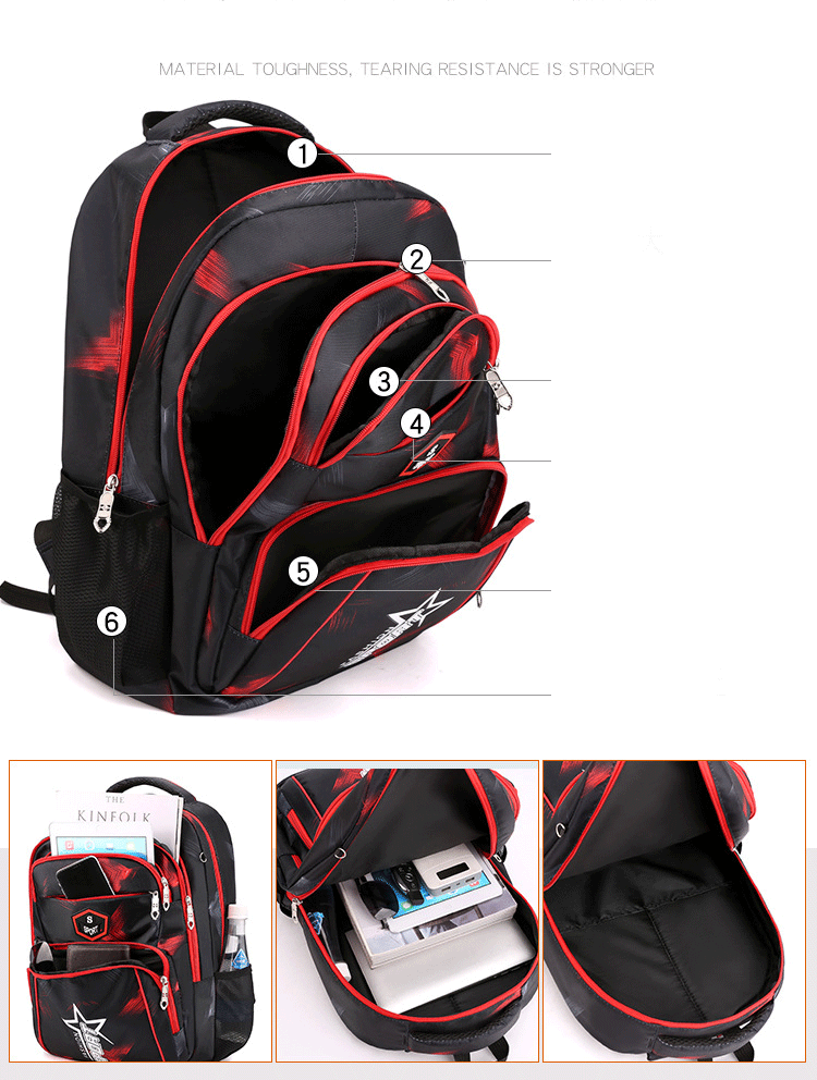 Balo nam nữ cho học sinh cấp 2, cấp 3 đi học, cặp sách học sinh trung học cá tính có kèm túi ví đựng bút