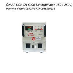 Ổn áp Lioa 5KVA SH-5000 dãi điện từ 150V-250V