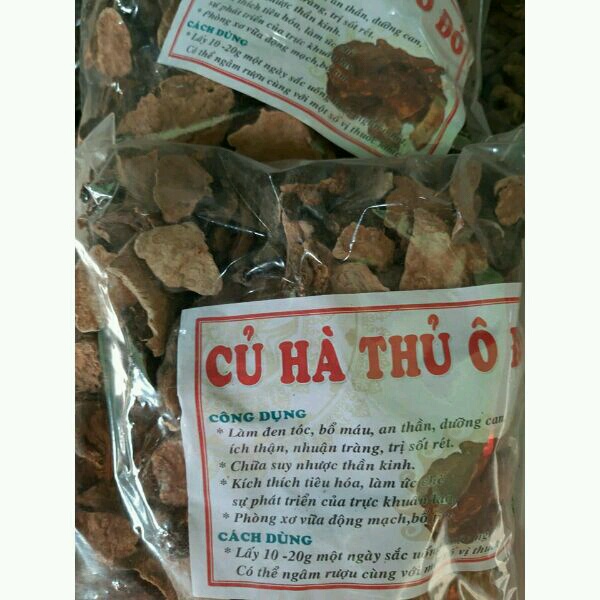 500g củ hà thủ ô đỏ khô