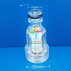 Đầu nối nhựa có chặn lọc rác cho máy bơm, máy bảo dưỡng